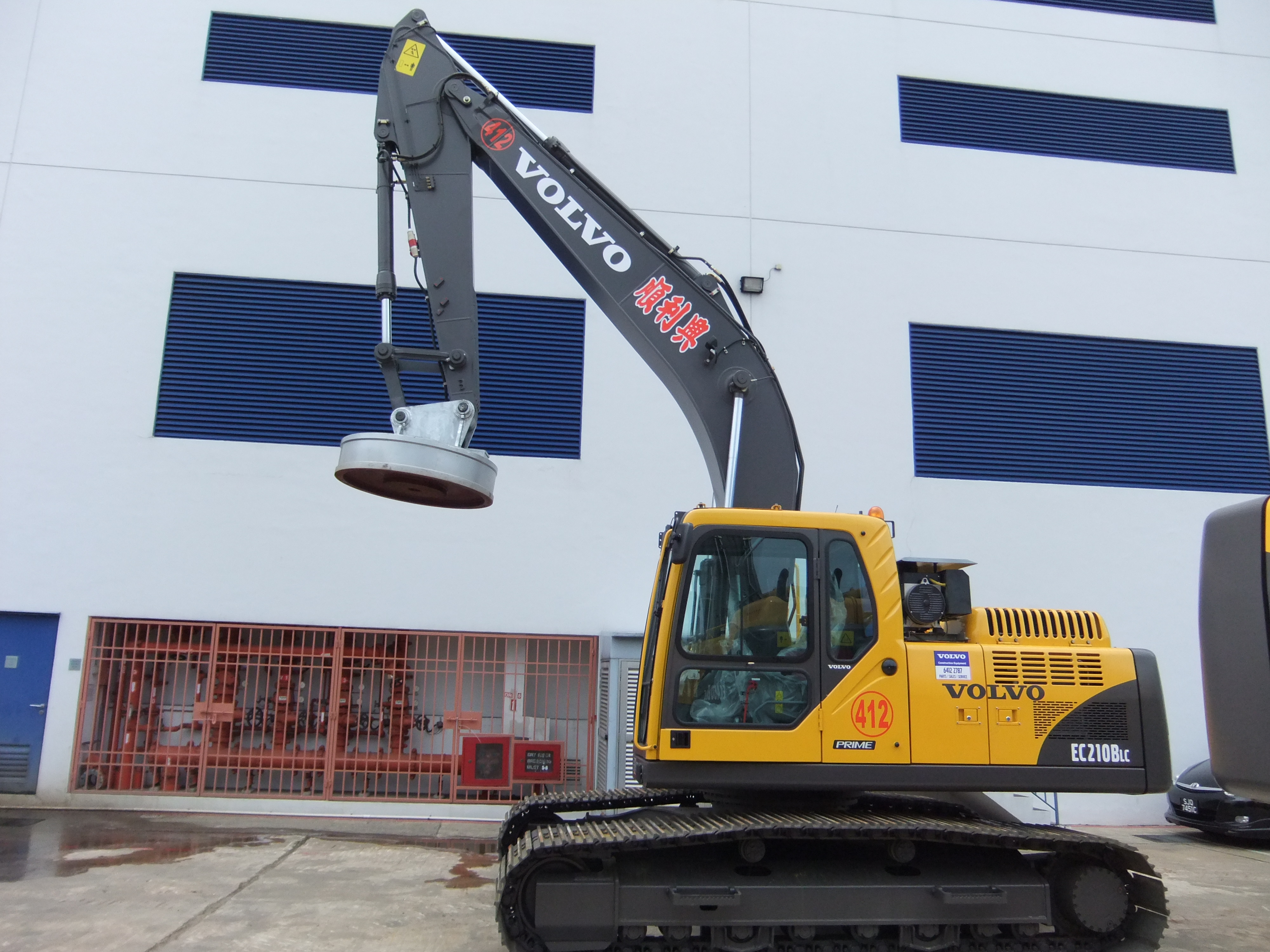 MW5挖機專用吸廢鋼電磁鐵